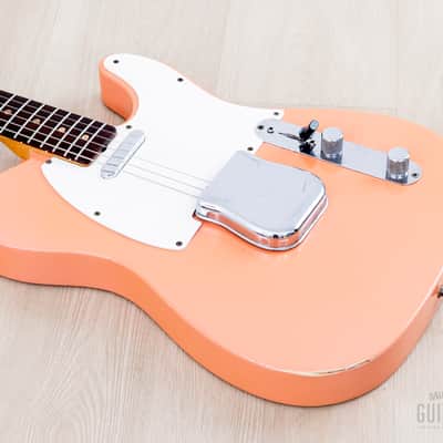 1960 Fender Telecaster Pre-CBS Vintage Guitar Slab Board Tahitian Coral w/ Case image 9