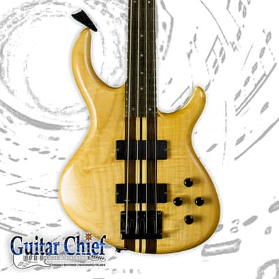 Tobias Toby Pro 4 String Bass Guitar Natural Quilt Maple Body image 1