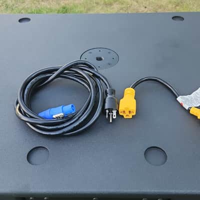 RCF SUB-8006-AS Dual 18" Active Subwoofer with protective case and 4 caster locking wheels image 19