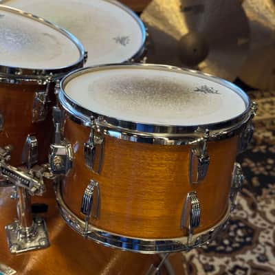VINTAGE 1970's Ludwig Hollywood Outfit in Natural Mahogany - 14x22, 8x12, 9x13, 16x16 image 4