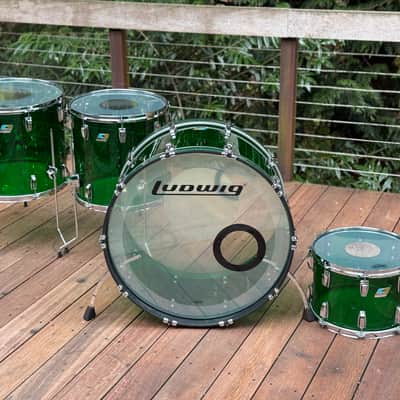 Ludwig Zep “Bonzo” kit ‘22-‘23 - Green Vistalites image 2