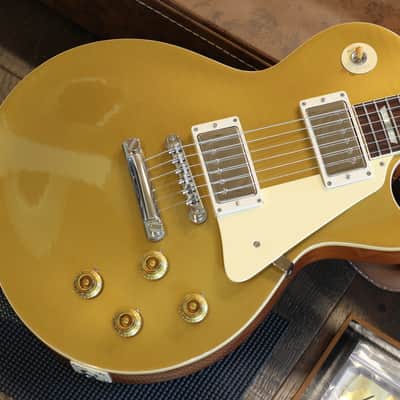 2022 Gibson Custom Shop Les Paul Standard '57 Historic Reissue Electric Guitar Goldtop Gloss + COA OHSC image 2