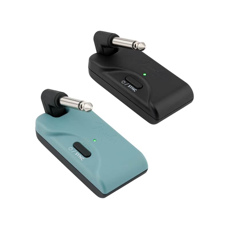 Fender Telepath Wireless System Mystic Ice Blue and Black image 1