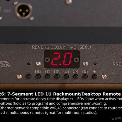 CVPA PlateMic-RS - Compact Analog Stereo Plate Reverb w/Remote Control & SDS - PREORDER image 2
