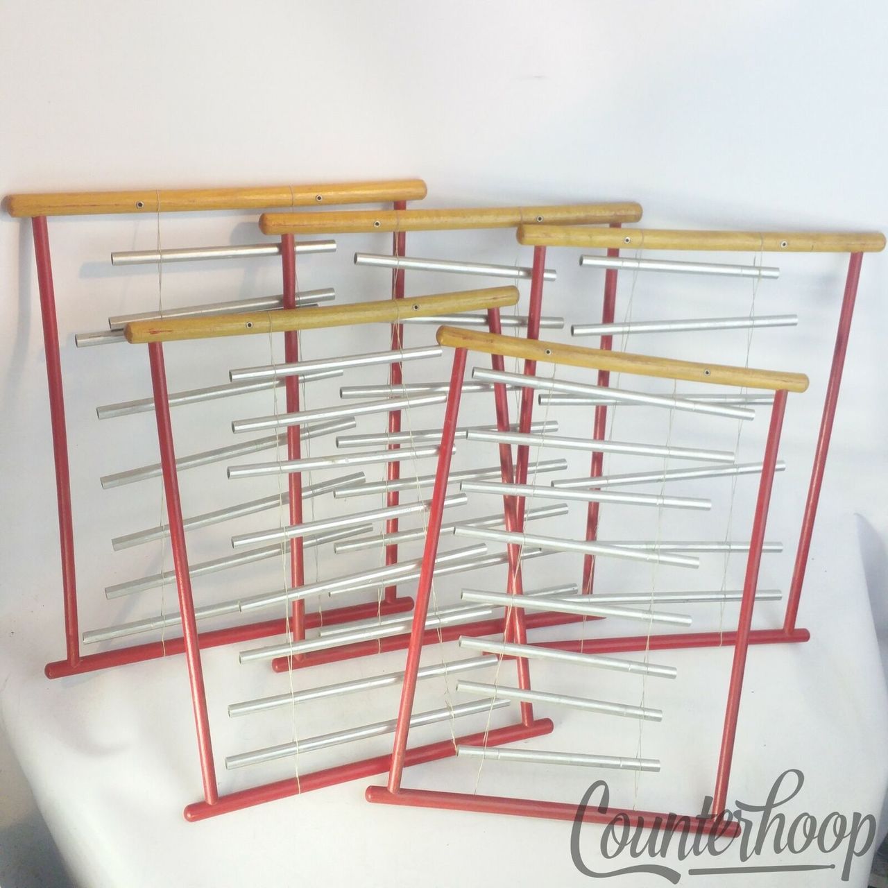 Xylophones 8-Note Hanging Tube-Bars 5x Complete Sets Percussion Instruments* — main photograph