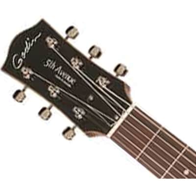 Godin 5th Avenue P90 Left Handed Hollowbody Guitar - Cognac Burst image 4