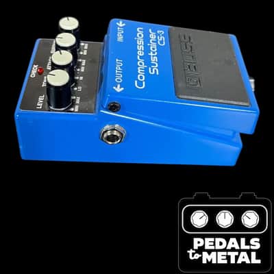 Boss CS-3 Compression Sustainer (Black Label) 1986 - 1992 - Blue - X16335 image 5