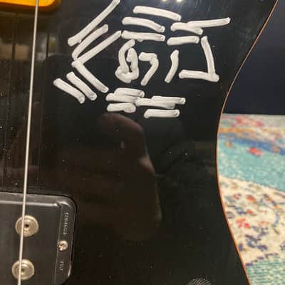 Tom Hamilton's Aerosmith, Custom Made G&L, ASAT Telecaster Bass (TH2 #5) SIGNED! PLUS Stage Worn Leather Pants! AUTHENTICATED! image 8