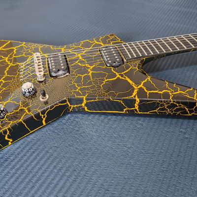 2007 ESP EX Explorer Yellow Crackle Custom Order - ESP Takada Factory / ESP Custom Shop - JAPAN MIJ image 14
