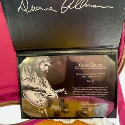 Gibson Custom Shop Duane Allman '59 Les Paul Standard 2013 VOS Double Dirty Lemon Burst image 20
