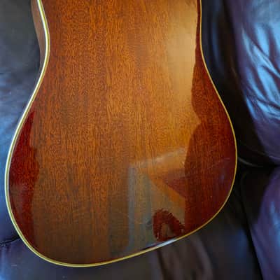 Gibson Hummingbird 1965 - Cherry Sunburst image 4