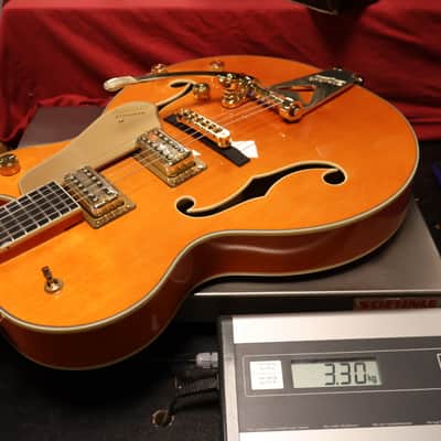 Gretsch Synchromatic Nashville Hollow Body Single-Cut with Bigsby 50's Orange Stain image 7