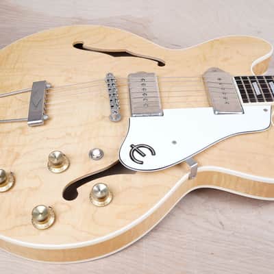Epiphone Casino MIJ 1996 Natural Export Market Version Tereda Maple Neck Made in Japan w/ Hard Case image 8