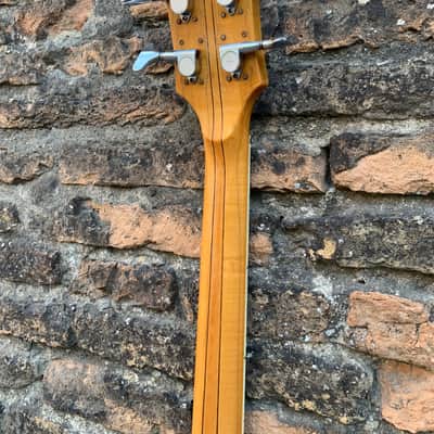 Eko Barracuda Bass Vintage 60s Made in Italy Red Sunburst image 8