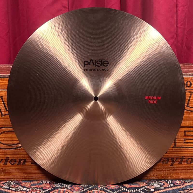 20" Paiste Formula 602 Ride Cymbal 2374g *Video Demo* image 1