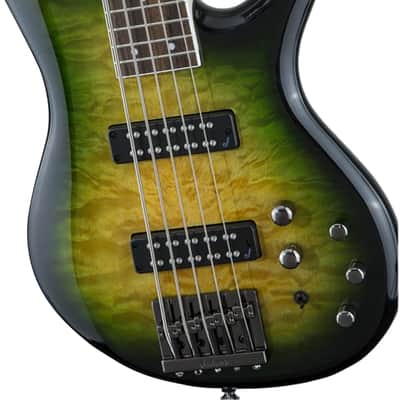 Jackson JS3Q Spectra V Bass Amber Blue Burst image 6