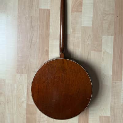 1940's U.S. Kay 4-string Tenor Banjo Patriotic WW2 + Original Case image 14