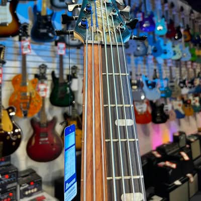 Ibanez Bass Workshop SRAS7 Ashula 7-string Bass Guitar - Cosmic Blue Starburst Shipping Authorized Dealer! 474 GET PLEK’D! image 7