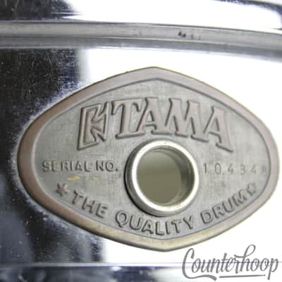 *Tama Piccolo 12"x3.25"Steel Shell Soprano Snare PF155 Auxiliary Chrome Pancake* image 2