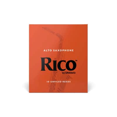 Rico by D'Addario Alto Saxophone Reeds Strength 2.5 - 10 Pack image 1