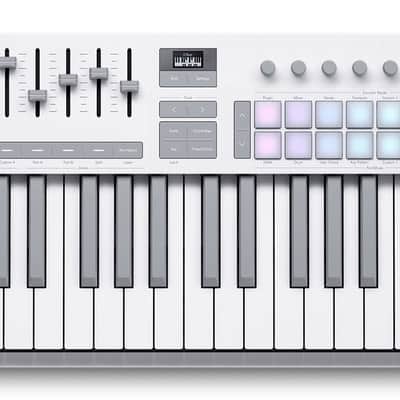 Novation Launchkey 49 MK4 White 49-key MIDI Keyboard Controller+On-Stage Bag image 2