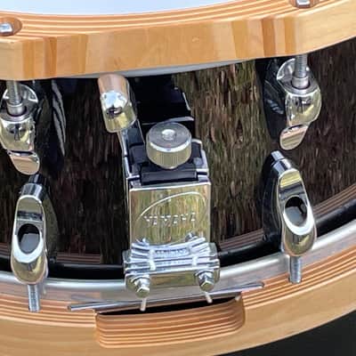 Yamaha MSD14AF Anton Fig Signature 14x6" Maple Snare Drum 2000s - Black image 2