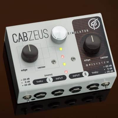 GFI System | CabZeus | Stereo Speaker Cabinet Simulator & DI Box | XLR Outputs image 1
