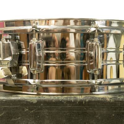 1970s Pearl 5x14 Chrome Over Steel Snare Drum image 5