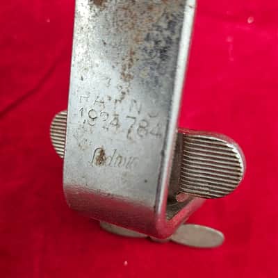 Ludwig Vintage Extension Cymbal Holder Hoop Clamp (No Arm) 1930s - Nickel image 1