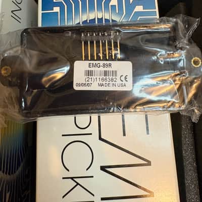 EMG 89 & 89R Active Pickup Set - Black Calibrated Bridge & Neck Pair (Open Box / Mint Sealed Pickups) image 4