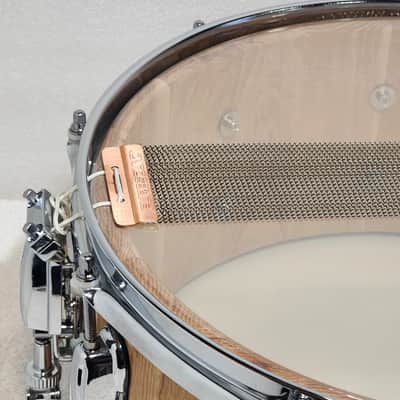 JT Custom Drums 14x6 Hickory Solid Stave Snare Drum 2025 - Natural color/lacquer image 8