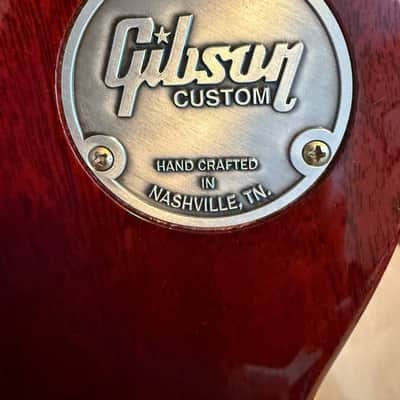 Gibson Custom Shop '59 Les Paul - Authentic New 2024 Medallion Toggle Switch Cover Back Plate Badge "Hand Crafted in Nashville"  R7 R8 R9 R0 Les Paul image 2
