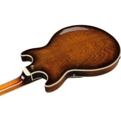 Ibanez AM93QA AM Artcore Expressionist Electric Guitar - Vintage Violin High Gloss image 7