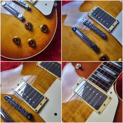 History GH-LSV 2011 Les Paul Standard - Faded Cherry Sunburst - Top Of The Line Model - Solid Figured Heritage Maple Wood Top - J Custom Level - Custom Shop Finish Frets - Made By Fujigen in Japan MIJ image 4