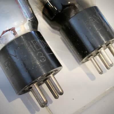 Western Electric Tube Vintage Amp Mono Power Amp Super Rare (2) Raytheon 2A3s Circa-1940s-Black Face Wooden Sides image 14