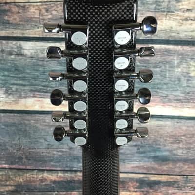 Rainsong WS-3000 12 string acoustic electric Carbon Fiber guitar with hard shell case image 8