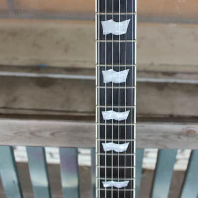 ESP LTD EC-401 QM 2017 - 2019 Neck Through (Satin See Thru Black) image 6