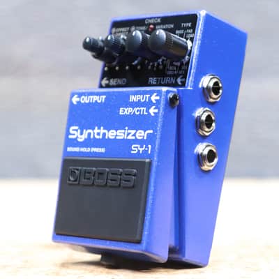 Boss SY-1 Synthesizer Authentic BOSS Polyphonic Guitar Synthesizer Effect Pedal image 2