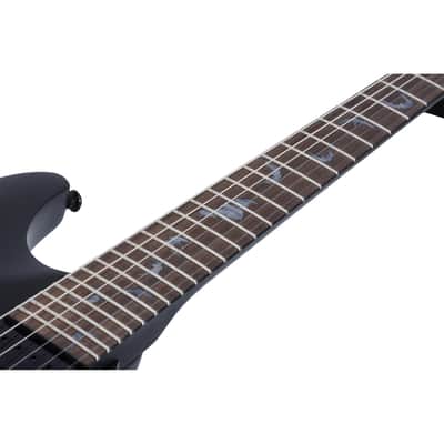 Schecter Damien-6 Electric Guitar - Satin Black image 7