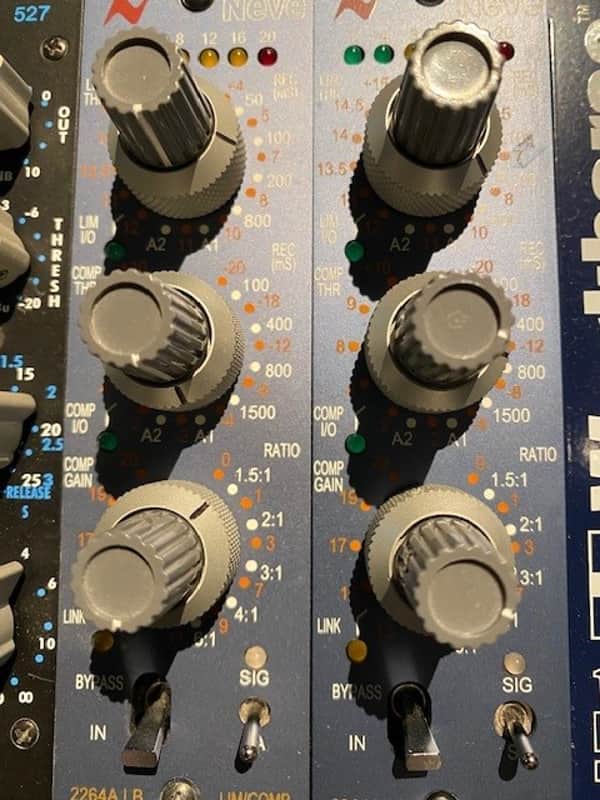 Pair Neve  2264ALB 500 Series Compressor / Limiter  - Blue image 1