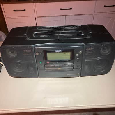 SONY CCCR ZS-6 BOOMBOX (90s) - BLACK image 2