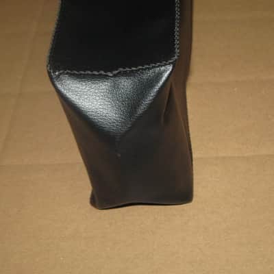 lightly used - very clean genuine BOSS vinyl pouch for FV300H, FV300L, and similar size size Boss pedals (NO pedal included) 1990s - Black Vinyl Exterior / Black Thin Canvas Interior image 24