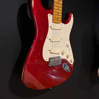 Fender Eric Johnson 57 Strat-David Gilmour setup mid 90s? - Candy Apple Red image 2