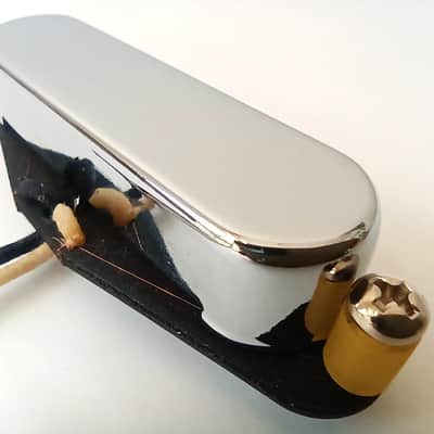 Stratocaster HOT Pickup 7kOhm A5 1pc  CHROME Nickel-Silver Cover Hand Wound Q Pickups Custom Strat Bridge Middle or Neck image 3