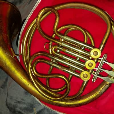 Robert Martel Single French Horn, Italy, with case and mouthpiece image 6
