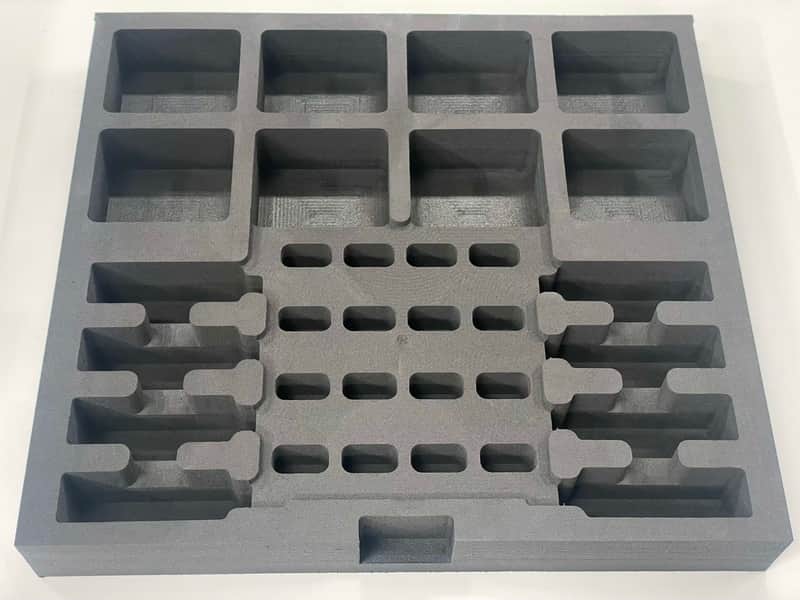 Custom Foam Insert for Rack Drawer fits 8 Shure IEM Wireless In-Ear Bodypacks PSM-900 P9R P9RA P9RA+ P3RA P3RA+ image 1