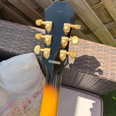 Epiphone J-200EC Studio Left-Handed 2020 - 2025 Vintage Sunburst Bild 5