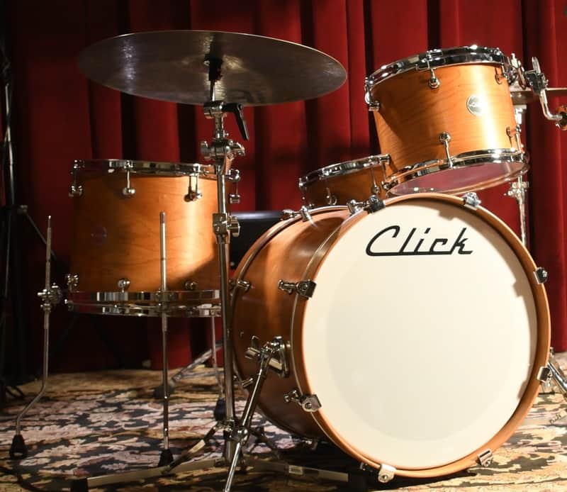 Click Icon 4pc Cherry Drum Set Shell Pack Satin Oil 20 14 12 14 image 1