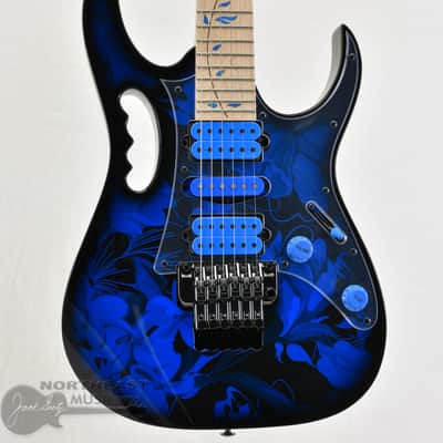 Ibanez Premium JEM77P Steve Vai Signature - Blue Floral Pattern image 1