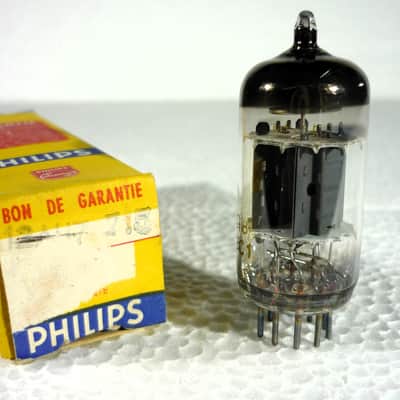 Vintage 12AU7 / ECC82 made in Holland 1968, Strong testing, NOS, NIB. image 2